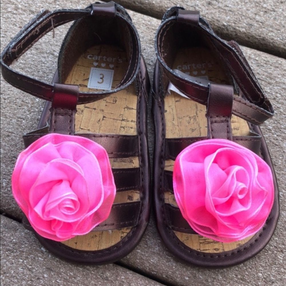 Brand new baby girl sandals size 3